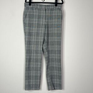 H&M Plaid Check Pants Women's Size 8